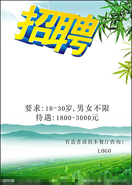 超市招聘栏