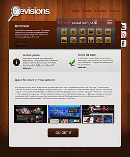 国外网站模块图片