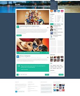 国外网站模块图片