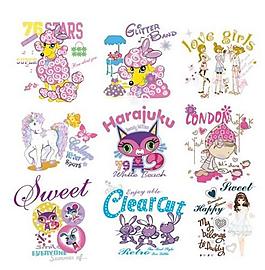 可爱卡通形象矢量图 ai