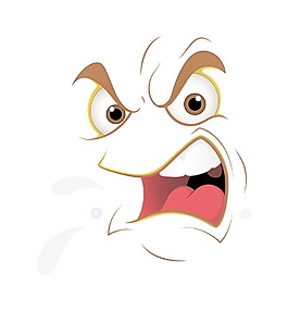 喊着卡通表情