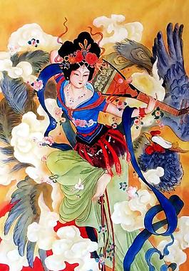 古代仙女飞天三款矢量素材[cd12] 下载