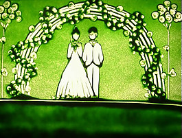 婚礼沙画浪漫今生婚礼开场浪漫爱情沙画系列