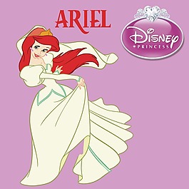 印花矢量图 可爱卡通 卡通形象 人鱼公主 色彩 免费素材