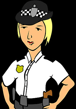 女警察