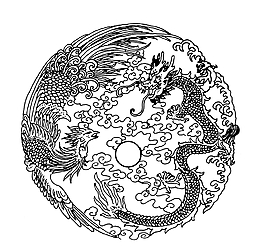 龙凤吉祥图案