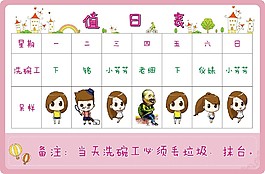 行政值日检查小结表