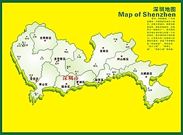 深圳微型地图矢量图高清下载