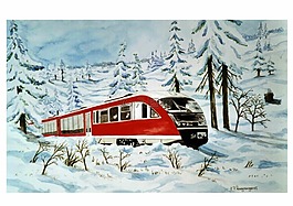 绘画火车图片_绘画火车素材_绘画火车模板免费下载-六