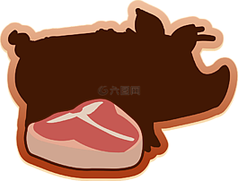 猪肉,肉,食品