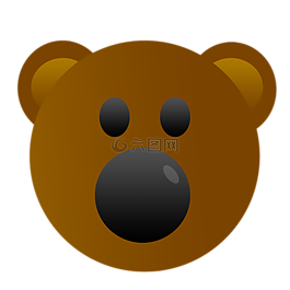 熊,表情符号,可爱