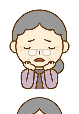 卡通可爱扁平化人物表情图宣传设计矢量素材