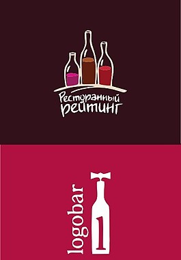 红酒瓶logo