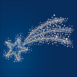 浪漫的流星平面广告素材免费下载(图片编号:8