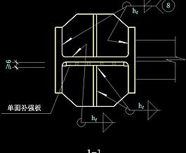 h型鋼柱腹板在節點域的補強措施圖片