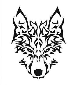 狼头矢量图图片