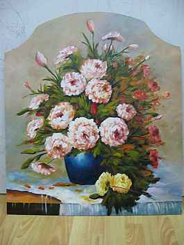 花背景油画图片 花背景油画素材 花背景油画模板免费下载 六图网