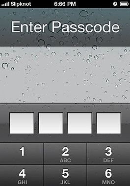 苹果iPhone5屏幕锁GUI素材