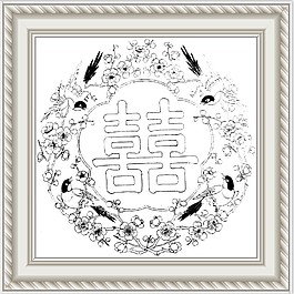 白描国画刺绣图片_白描国画刺绣素材_白描国画刺绣模板免费下载-六