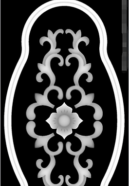 欧式浮雕灰度图