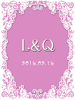 粉色婚礼展区kt板背景psd源文件下载