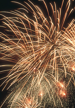 绚烂烟花背景图