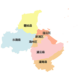 江苏连云港地图