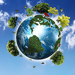 环保星球图片_环保星球素材_环保星球模板免费下载-六图网