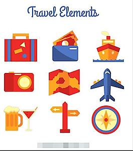旅行icon图片 旅行icon素材 旅行icon模板免费下载 六图网