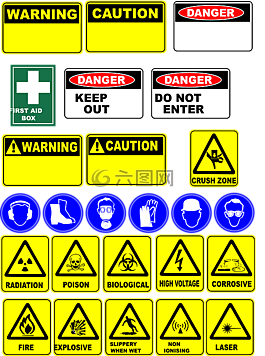 安全危险图标图片 安全危险图标素材 安全危险图标模板免费下载 六图网