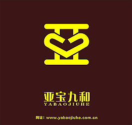 矢量亚宝九和标志