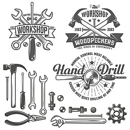 修理工具标签图片