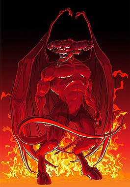 肌肉红牛火焰图片