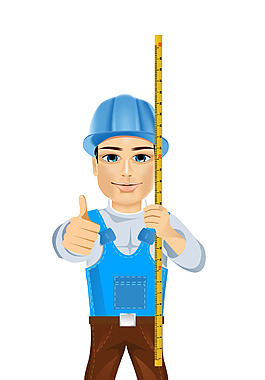 矢量卡通测量eps