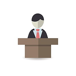 3d立体演讲小人元素