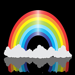 云彩彩虹图片_云彩彩虹素材_云彩彩虹模板免费下载-六图网