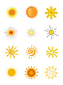 太阳装饰图案图片_太阳装饰图案素材_太阳装饰图案模板免费下载-六