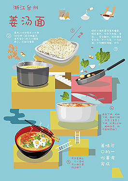 浙江台州姜汤面